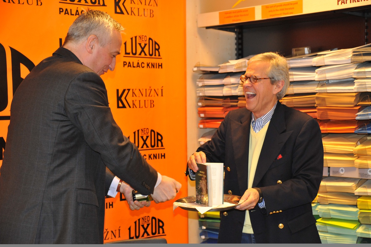 Jan Bubeník, Managing Partner, Bubeník Partners, christening Pepper's new book